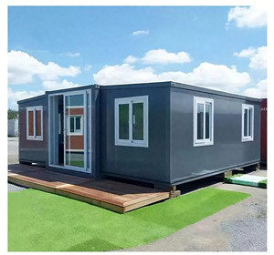 Maison extensible préfabriquée en conteneur de 20 à 40 pieds avec plans de maison à 3 chambres, module de maison en conteneur extensible de 40 pieds - Product Image 1