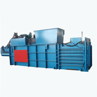 Compacteur de carton horizontal / Machine à emballer le carton horizontale / Machine à presser automatique pour animaux de compagnie