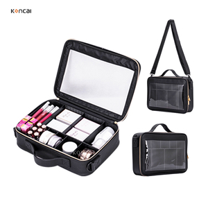 Tùy Chỉnh <span class=keywords><strong>Make</strong></span> <span class=keywords><strong>Up</strong></span> Hộp Xách Tay Vẻ Đẹp Du Lịch Chuyên Nghiệp PU Da Trang Điểm Tổ Chức Mỹ Phẩm Lưu Trữ Vanity Hộp - Product Image 4