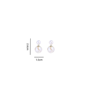 ต่างหูแฟชั่นและหวานขนาดนางเงือกไข่มุกเทียม Super Fairy One earnail คู่ earnail - Product Image 5