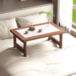 Modern Foldable Bamboo Window <strong>Table</strong> Home Furniture Tatami Low <strong>Table</strong> Bamboo Tea <strong>Table</strong> Bed-Side - Product Image 1