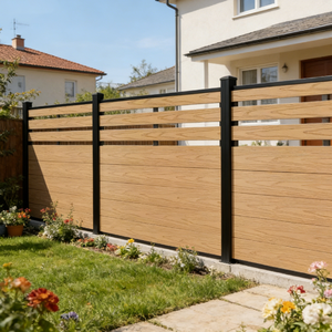 Cercado para Caballos WPC Resistente a los Rayos UV, Ecológico, de 4.5 pies de Altura, Cercado de Plástico Compuesto, Modelado 3D para Paneles de Jardín - Product Image 5