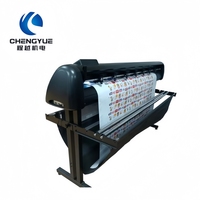 Traceur de découpe de vinyle grand format 64 pouces (1540 mm) avec moteur pas à pas haute précision HPGL pour la publicité