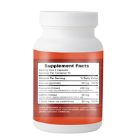 Offre Spéciale Capsule végétalienne de soutien de l'humeur puissante Supplément de safran Extrait de safran Happy Saffron Plus Capsule pour adulte