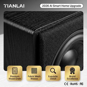 <span class=keywords><strong>Subwoofer</strong></span> Activo TL-D12 de 12 Pulgadas y 200W, Altavoz de Audio HiFi para Cine en Casa, Caja de Madera, Sistema de Sonido con Bajos Potentes - Product Image 5