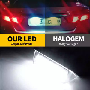 Luz de matrícula para Toyota Alphard Vellfire RAV4 205mm con LED integrado, luz blanca PZ061 8127033110 - Product Image 5