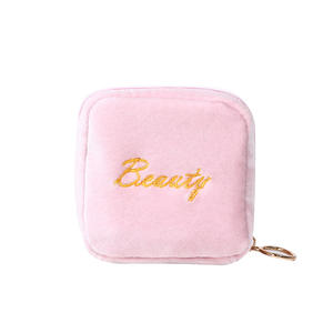 Marine Dames Fluwelen Stof Nieuwe Make-Up Cosmetische Bag Case - Product Image 4