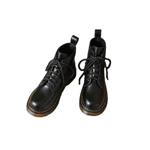 2022 New Women's Shoes Simple Fashion Style Leather Short Boots - Product Image 4