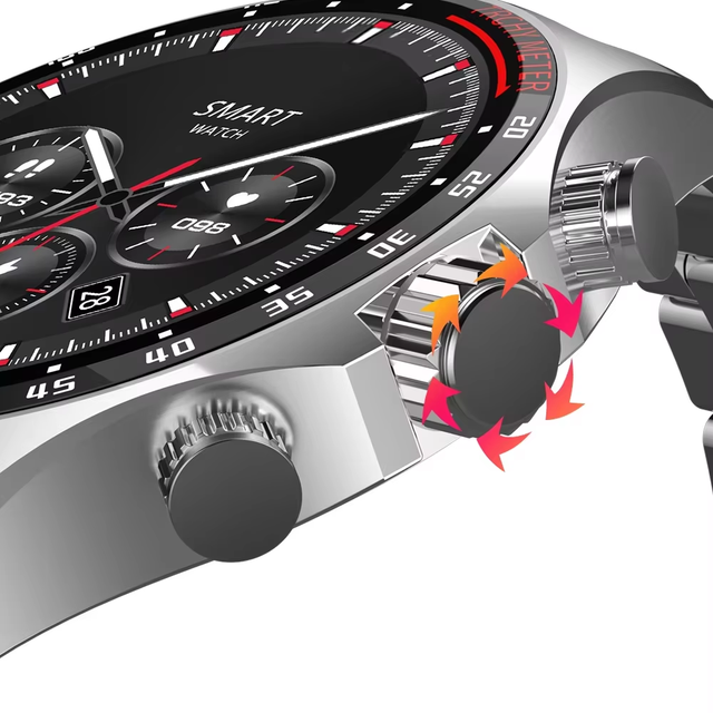 SK27 Smartwatch 1.58Inch 2025 IP68 Waterproof Compass Altitude Monitoring Fitness Tracker BT Call Relojes Smart Watch for Men