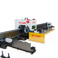 Máquina de Corte Láser CNC de 4 Ejes con 3 Mandriles, Automática, con Clasificación IPG, Serie DPE-L, Carga Automática de Chatarra Metálica