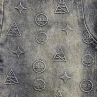DENIMGUYS Streetwear Shorts de travail pour hommes, style charpentier, amples, tendance, en jean denim gaufré