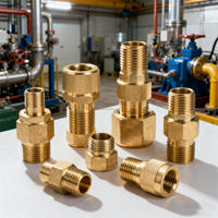 Juego de accesorios de latón duradero CNC alambre mecanizado EDM Acero inoxidable 5 estilos para conexión de conversión de tubo neumático hidráulico