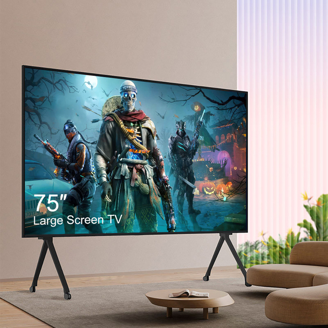 Global Version Android TV 75inch Unbreakable Big Screen 4K TV Television 75 Inch Smart TV