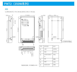100% ของแท้เดลต้า PMT ซีรีส์ PMT-12V50W1AA 12V 4.2A แหล่งจ่ายไฟแหล่งจ่ายไฟเอาต์พุตเดี่ยวการระบายความร้อนแบบธรรมชาติ - Product Image 4