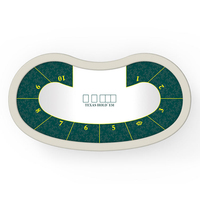 YH – table de Poker Texas de 240cm, produits de jeu de Style américain de forme ovale avec pieds pliants