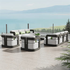 أريكة فناء معدنية متينة من الألومنيوم للأماكن الخارجية - Product Image 2