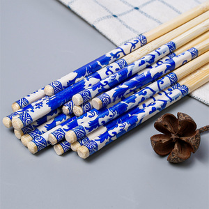 Baguettes jetables, achat en gros, baguettes rondes épaisses et allongées de 24 cm, 50 paires par paquet, emballées individuellement - Product Image 4