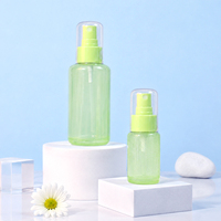Flacon pulvérisateur en verre cosmétique de forme cylindrique, couleur/logo personnalisé, 30/50/100 ml, pour les cheveux