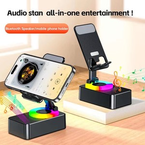 Global Supply Portable Phone Stand Speaker Foldable Universal Fit Phone Holder Desk Viewing Portable Mobile <strong>Bracket</strong> - Product Image 3