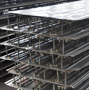 Paneles de suelo de cubierta de acero galvanizado-losa de metal de 3mm con armazón de barra para techos - Product Image 2