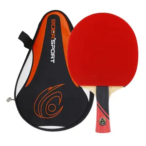 BOER OEM 3 Star Ping Pong Paddle Custom Logo Print Wholesale Three Star Table Tennis Rackets