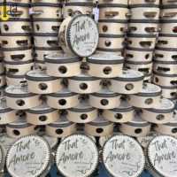 Tamborín de 6 Pulgadas para Recuerdos de Boda, con Impresión de Logotipo, Tamborín Personalizado para Boda, Tamborín Pequeño Personalizado para Iglesia