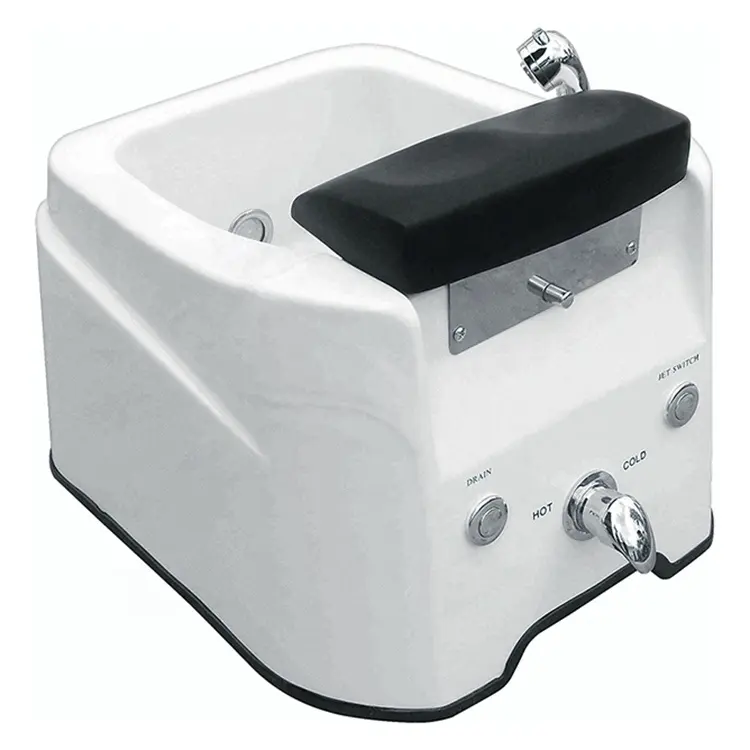 Factory Price Beauty Pedicure Spa Basin Fiberglass Foot Spa Washing Basin SP-9128