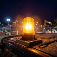 Feux de signalisation de toit de voiture étanches 12-80V à 30 LED haute luminosité ambre pour camion
