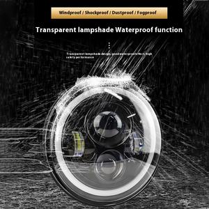 Faro Delantero Redondo LED de 7 Pulgadas Todoterreno Nuevo para Hummer, Land Rover, Lada <span class=keywords><strong>Niva</strong></span> y Wrangler - Product Image 4