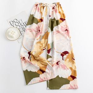 <span class=keywords><strong>Pantalon</strong></span> pour femmes, <span class=keywords><strong>pantalon</strong></span> à imprimé floral, vêtements de nuit décontractés, <span class=keywords><strong>pantalon</strong></span> ample, grande <span class=keywords><strong>taille</strong></span>, <span class=keywords><strong>pantalon</strong></span> à jambes larges, <span class=keywords><strong>pantalon</strong></span> de maison. Z0924 - Product Image 2