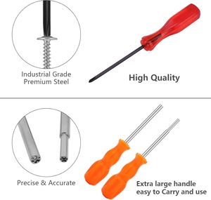 Paquete de 3 destornilladores de seguridad <span class=keywords><strong>Gamebit</strong></span>, destornilladores de seguridad de 3,8 mm y 4,5 mm - Product Image 6