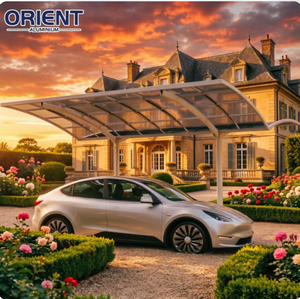 Abri de voiture en aluminium robuste résistant au vent ORIENT <span class=keywords><strong>pour</strong></span> <span class=keywords><strong>camping</strong></span>-<span class=keywords><strong>car</strong></span> extérieur - Product Image 1