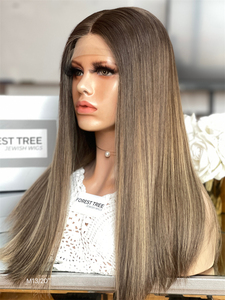 Cuticle Aligned Raw HD Lace <b>Top</b> Jewish Wigs Low Density <b>Silky</b> Straight Human Hair <b>Top</b> Quality Kosher Wig - Product Image 4