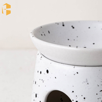 Diffuseur d'arômes de luxe pour la décoration intérieure en gros Brûleur d'huile essentielle Brûleur de cire en céramique Porte-encens