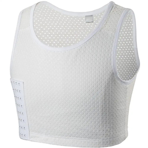 New Design 100% Spandex / Cotton Women <strong>Tomboy</strong> Plus Size Breathable Sustainable Elastic Band Colors Lesbian Chest Binder - Product Image 5