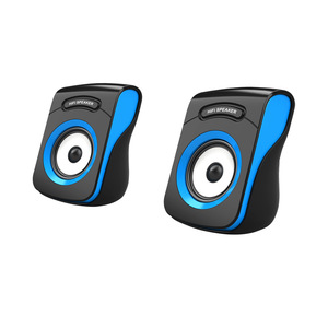 Haut-parleur Hi-Fi de bureau USB 2.0 Stéréo multimédia pour ordinateur portable - Product Image 5