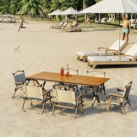 Großhandel einfache bequeme Outdoor-Klapptisch Stahl Eier rolle Design tragbare Esszimmers tuhl für Freizeit Picknick Camping