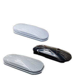 Boîte de toit de voiture en carbone pour SUV, avec grande capacité de stockage, pour panneaux solaires, câbles, accessoires de toiture, clous de toiture Alpine rouges, plateforme d'accès et système de fixation Gland - Product Image 2