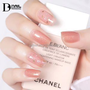 Capa Base de Goma Camuflaje ICE NOVA, <span class=keywords><strong>Manicura</strong></span> <span class=keywords><strong>Francesa</strong></span> con Purpurina, Fácil de Aplicar, Elimina Viscosidad Fuerte, Densidad Gruesa, Moldeado Fuerte - Product Image 2