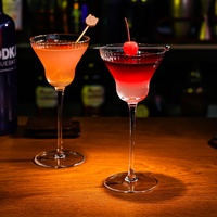 Verres à Margarita Classiques, Verres à Martini, Gobelets à Cocktail à Pied Transparent pour Bar