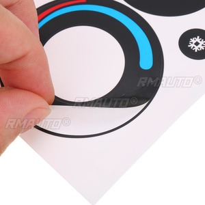 Autocollant de réparation du bouton de climatisation pour Chevrolet Equinox Pontiac <span class=keywords><strong>Torrent</strong></span> 2005-2006 Autocollants d'intérieur automobile - Product Image 6