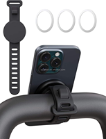 YTGEE universel aluminium 360 degrés rotation poussette téléphone portable Moun poignet deux tailles magnétique support de téléphone portable pour GYM course
