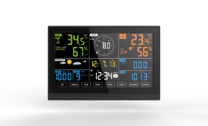 風速計付きの新しいデジタルワイヤレス温度計湿度計気圧計UV気象台 - Product Image 3