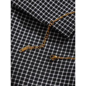 JINYOU-<span class=keywords><strong>Collar</strong></span> con colgante de Ángel de acero inoxidable, <span class=keywords><strong>Collar</strong></span> redondo de 18K de Color dorado de alta calidad, 2029 - Product Image 3