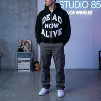 Sudadera con Capucha Personalizada de Forro Polar con Pedrería, Oversize, de Gran Gramaje, Estilo Boxy, Streetwear de Invierno para Hombre