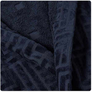 <span class=keywords><strong>Accappatoio</strong></span> <span class=keywords><strong>con</strong></span> <span class=keywords><strong>Cappuccio</strong></span> in 100% Cotone Jacquard, <span class=keywords><strong>Morbido</strong></span>, Spesso e Assorbente, Unisex, per Hotel, Casa, SPA, Logo Personalizzato OEM/ODM - Product Image 4