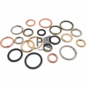 Cao cấp thép không gỉ Snap móc Carabiner cho túi xách, thắt lưng & Dog Chain Twist mùa xuân O-ring khóa với an toàn khóa cơ chế - Product Image 4