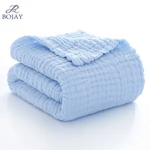 Super doux respirant confortable bébé Swaddle Wrap 100% coton bébé mousseline Swaddle couvertures réception couverture pour bébé