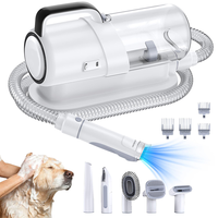 Kit de toilettage électrique tout-en-un puissant pour animaux de compagnie, tondeuse automatique portable pour poils de chat et de chien, coupe-poils en plastique