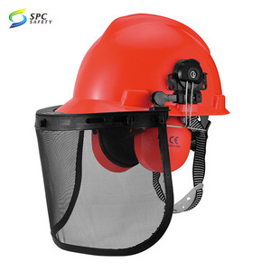 Equipo <span class=keywords><strong>de</strong></span> Protección para la Cabeza, Protector Facial <span class=keywords><strong>de</strong></span> Malla, Orejeras, <span class=keywords><strong>Casco</strong></span> <span class=keywords><strong>de</strong></span> Seguridad para Motosierra y Desbrozadora, Venta Caliente - Product Image 2